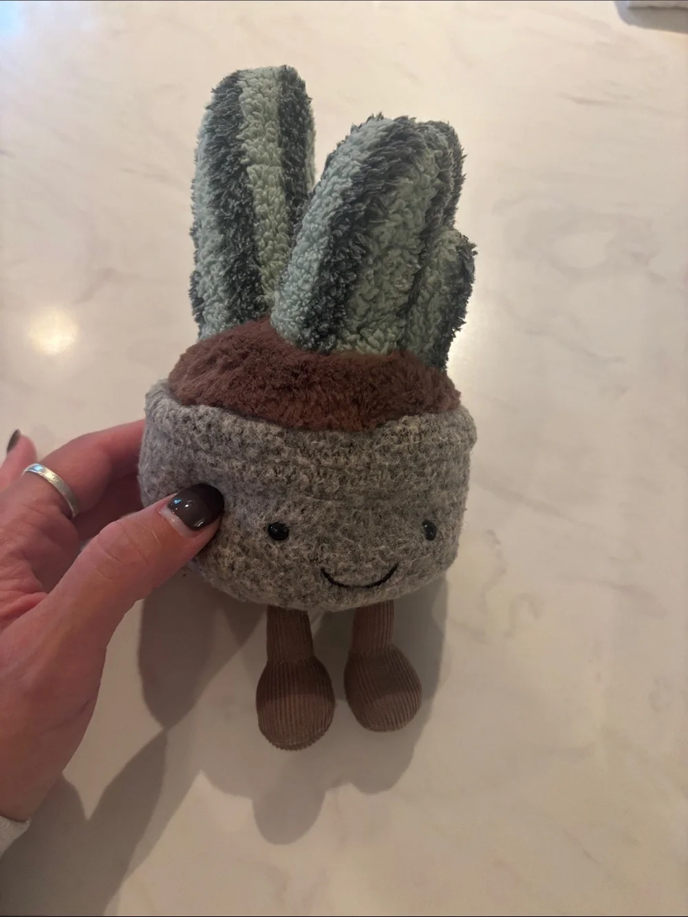 Jellycat | Toys | Jelly Cat Plush Succulent Plant Toy Gray Green Brown |  Poshmark